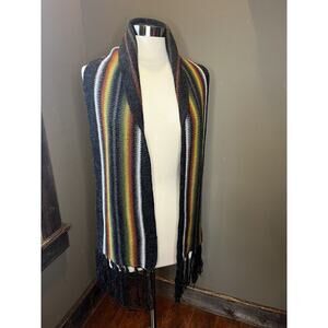 Alpaca connection made in Peru a multicolored scarf